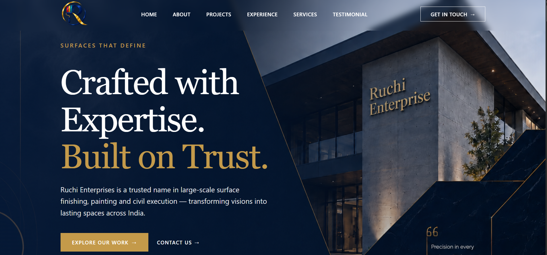 Ruchi Enterprise website